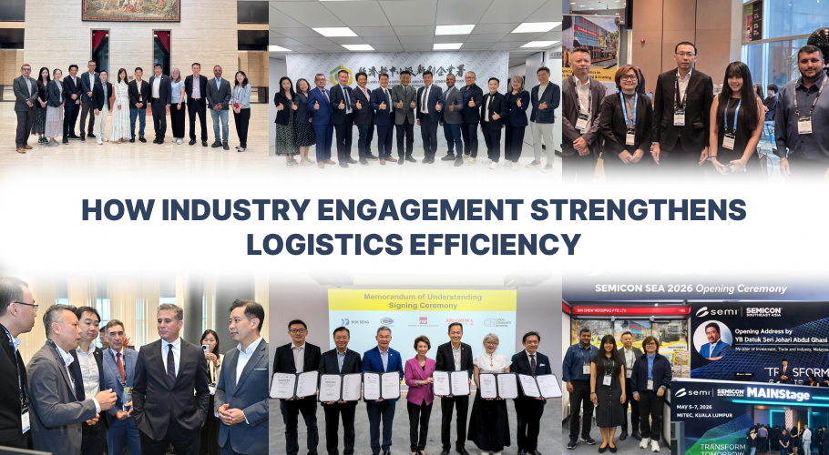Collage-representing-industry-engagement-initiatives-strengthening-logistics-efficiency